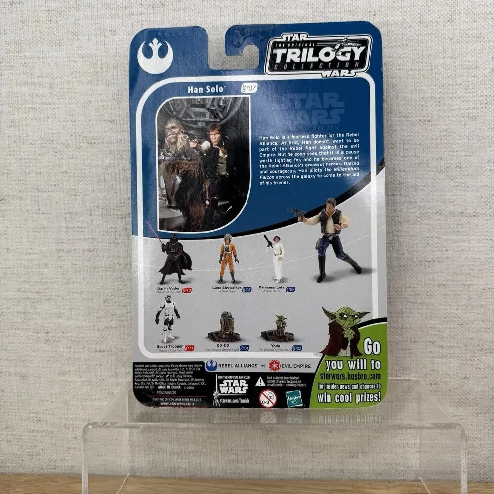 Hasbro Star Wars Han Solo The Original Trilogy Collection Figure 2004 New